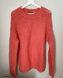 Sanctuary Sweater Coral Crewneck New Year New You Knit Casual Pink Telluride