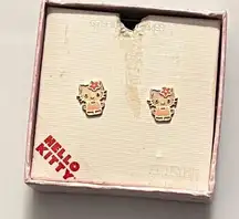 Hello Kitty Women's  Fashion Statement Earring Pair by Sanrio New in Box