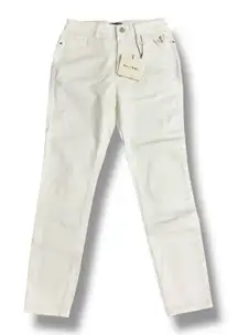 NWT DL1961 Size 30 Farrow White Denim High Rise Ankle Jeans $139