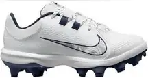 Nike hyperdiamond 4‎ Pro MCS softball cleats white women’s size 9.5 athletic