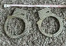 Costume rhinestone handcuffs