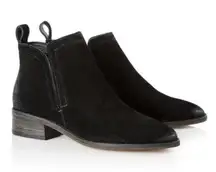 Dolce Vita Tessey Suede Ankle Boots Booties Black 6