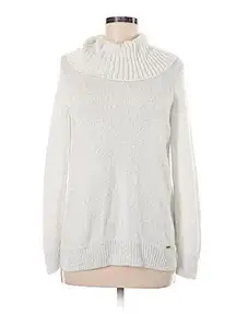 Michael Kors Turtleneck Sequined Sweater in Bone/White, Size XL New w/Tag