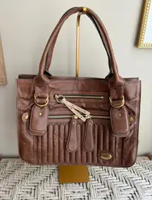 Vintage Chloe Brown Leather Tote