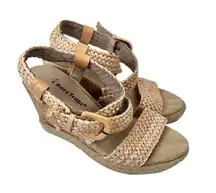 BareTraps Tracie Espadrille Braided Wedges Sz 6