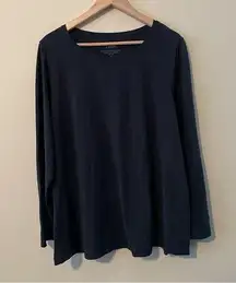 Pure Jill long sleeve stretch puma cotton tee