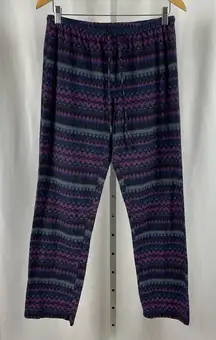 Ralph Lauren Medium Fleece Wide Leg Pajama Pants Fall Winter Warm Soft Cozy