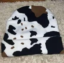 Cow Print Beanie