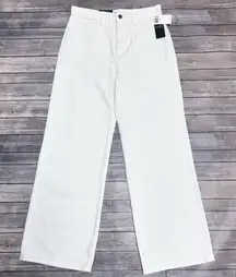 Lauren Ralph Lauren Wide High Rise Wide Leg Patch Pockets Jeans 10 New 32 Inseam