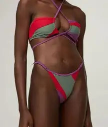 Tropic of C Keyhole Top /Praia Bottom Tropicalia Size L Revolve