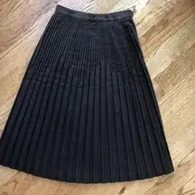 Vintage brown pleated skirt