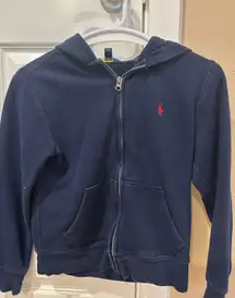 Polo navy zip up jacket