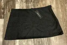 Motel Rocks Charcoal Mini Skirt Size Large