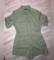 Banana Republic Olive Button-Down Shirt