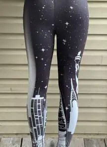 KALI black & white Statue of Liberty leggings