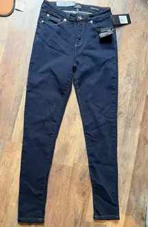 Jones New York Women's Madison Dark Blue Skinny Jeans Sculpt and Shape size 4