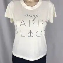 Doe & Rae Doe “My Happy Place” Tee Size Xtra Small