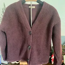 Cozy Brown Button-Up Cardigan
