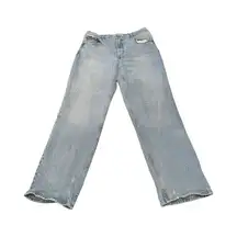 Abercrombie & Fitch The 90's Straight Ultra High Rise Size 32/14R Light Jeans