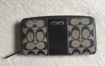 Coach Monogram Zipper Wallet