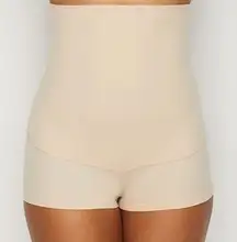 Maidenform  LATTE LIFT Shapewear Minimizing Hi-Waist Boyshort Large shaper shorts