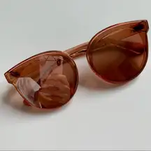 💸Sheer Pink Mirror UV Protection Cateye Sunglasses💸