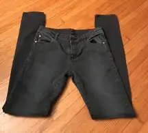 Acquaverde size 27 Black Chic & Casual Skinny Jeans Slim Y2K Rock n Roll Preppy