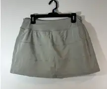 CRZ YOGA Gray Athletic‎ Tennis Skirt Pickle Ball Athleisure Women's Size Large