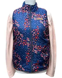 Buffalo David Bitton Floral Women’s Reversible Full‎ Zip Vest Size L