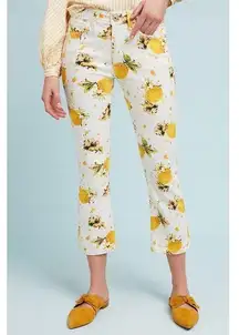 Anthropologie Pilcro Lemon Grove High Rise Cropped Bootcut Jeans