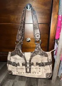 Woman’s Brown/Tan Western Purse Shoulder Purse