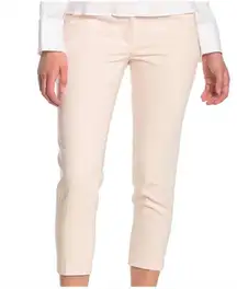 Blush Pink Cropped Slim Pants