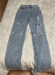 Split hem TALL High Waisted Jeans