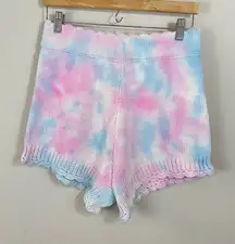 LoveShackFancy‎ Karissa Knitted Tie Dye Shorts Size Large