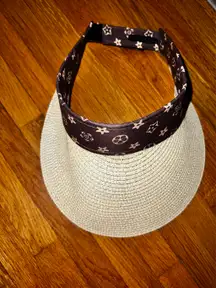 The Snooki Shop Straw Brown LV Visor