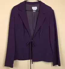 VTG Adrianna Papell Women’s Evening Formal Office Purple Blazer Maxi Skirt Set