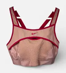 Nike ADV Dri Fir Alpha UltraBreathe high-support sports bra Small Rose Pink