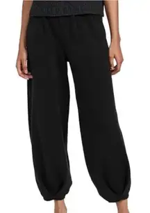 FREE PEOPLE | FP BEACH Black Freya Knit Joggers \ Barrel Leg Pants Size Medium