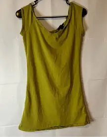 Express Women's Short Sleeve Long  Tee - Green