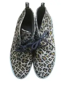 Gap  Womens Cheetah Print Midtop Sneaker Sz 8