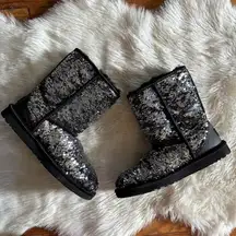 Black & Silver Sequin Classic s