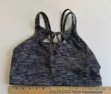 Victoria's Secret Victoria Sport Women's Gray Black Sports Bra Size Medium