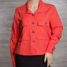 CAbi #5098 Resort Jacket Tiger Lily XS