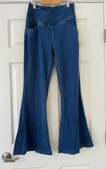 Halara Super Flare Crossover High Waisted Jeans medium