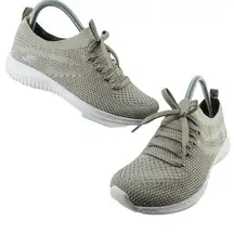 Skechers Women's Ultra Flex Statements Trainers Taupe Sneaker 12539 Size 8.5