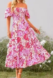 PRETTY GARDEN summer puffy dress 🌷