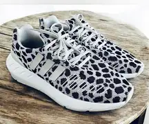Adidas Swift Run 22 Leopard Sneakers size 10