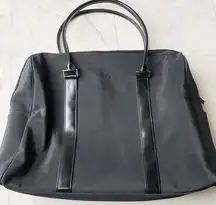 Macy’s Dark Grey Large Duffle Tote Bag