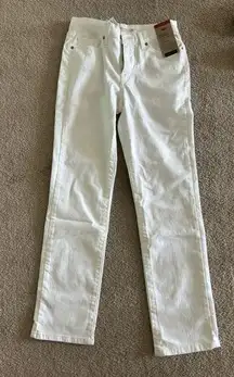 Classic Straight Levi jeans women size 2 white