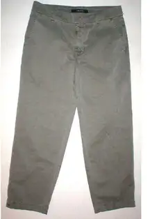 New $198 J Brand Jeans Relaxed Womens Parker Vin Fort 28 Chino Pant Army Green